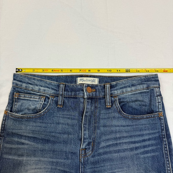 Madewell 10” High Riser Demi boot Women's Blue Jeans Size 29 - Picture 3 of 10